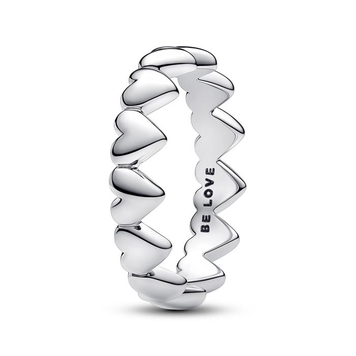 Be Love hart ring voor dames in sterling zilver, Moments