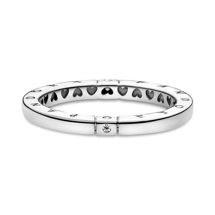 Ring für Damen aus Sterlingsilber mit Zirkonia