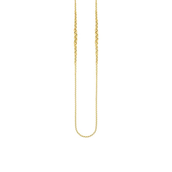 Necklace for ladies in gold-plated sterling silver