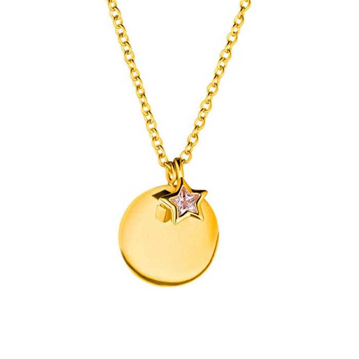 Gold plated 925 silver chain for girls