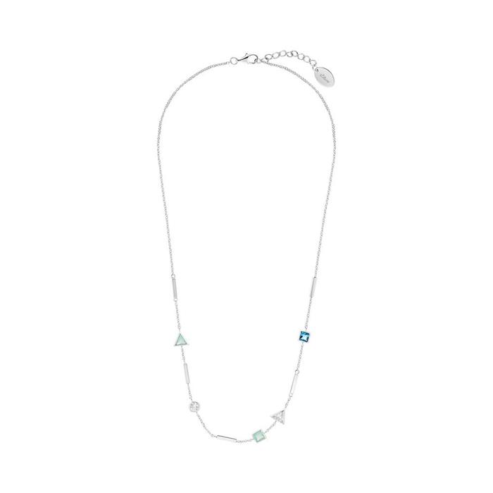 Necklace for ladies in 925 silver with cubic zirconia