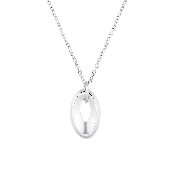 Ladies stainless steel pendant necklace