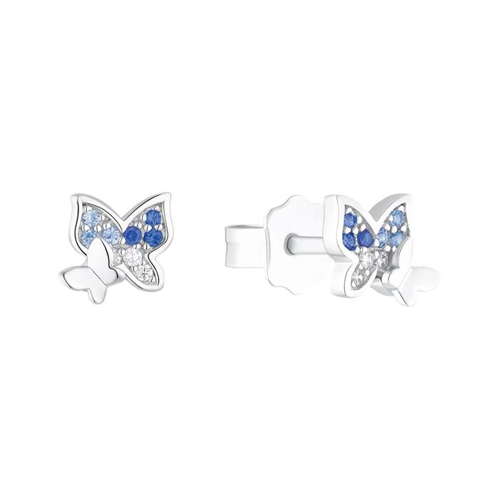 Ear studs for girls butterfly in 925 sterling silver