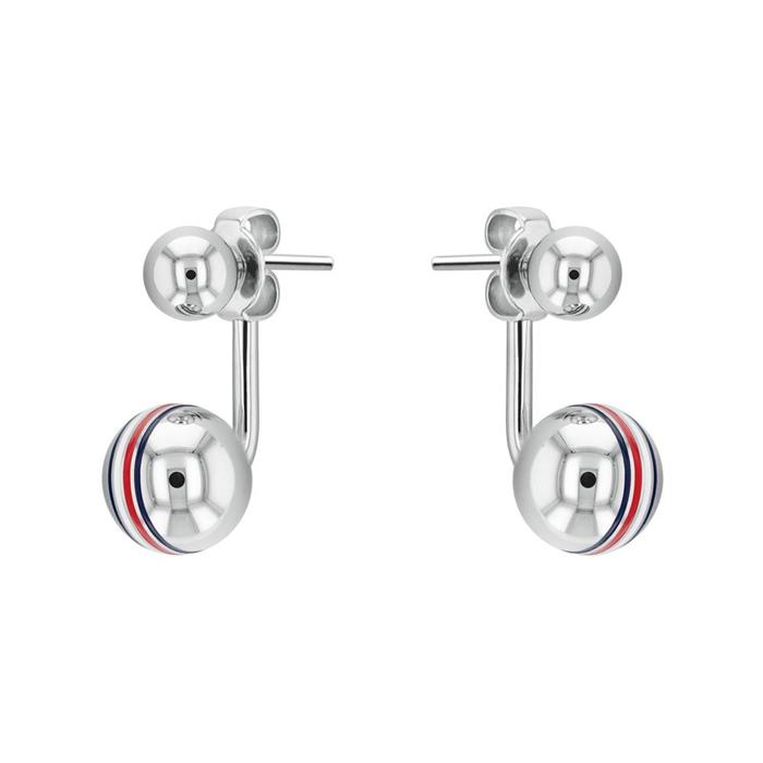 Dressed ear studs for ladies in stainless steel