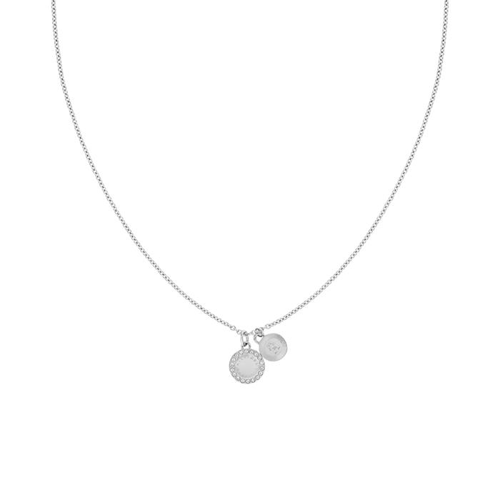 Stainless steel women&#x27;s necklace with pendants, can be engraved