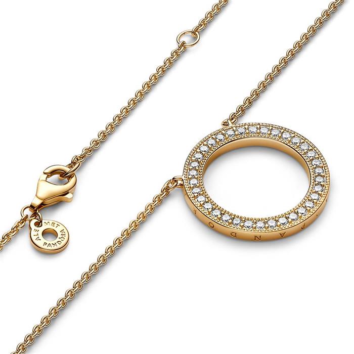 Ladies necklace from the signature collection, gold-plated