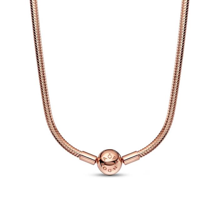 Moments snake necklace for ladies, rosé