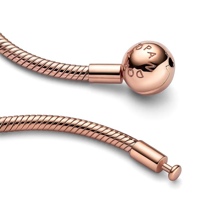 Moments snake necklace for ladies, rosé