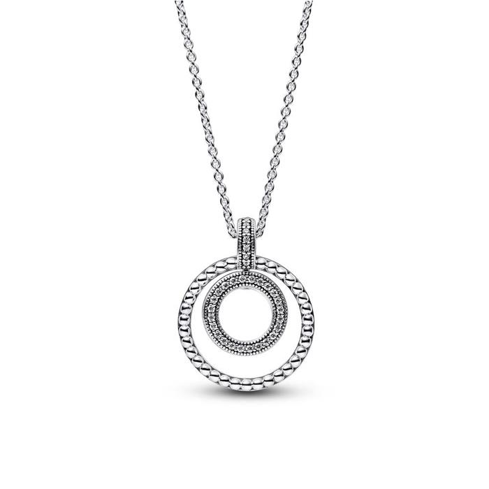 Signature Necklace In 925 Sterling Silver With Zirconia