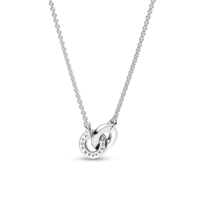 Necklace in 925 sterling silver, cubic zirconia, signature collection