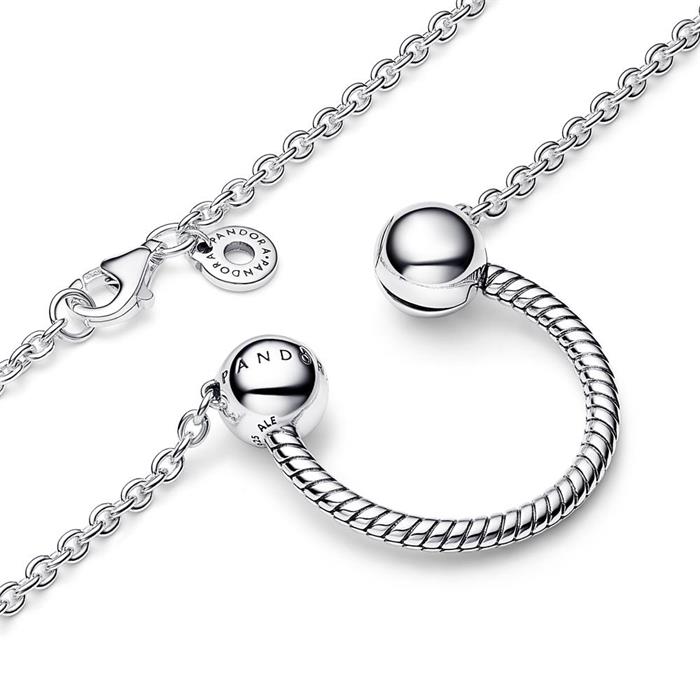 Charm necklace moments for ladies in sterling silver