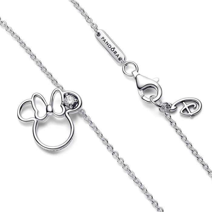 Disney Minnie Mouse silhouet ketting in sterling zilver