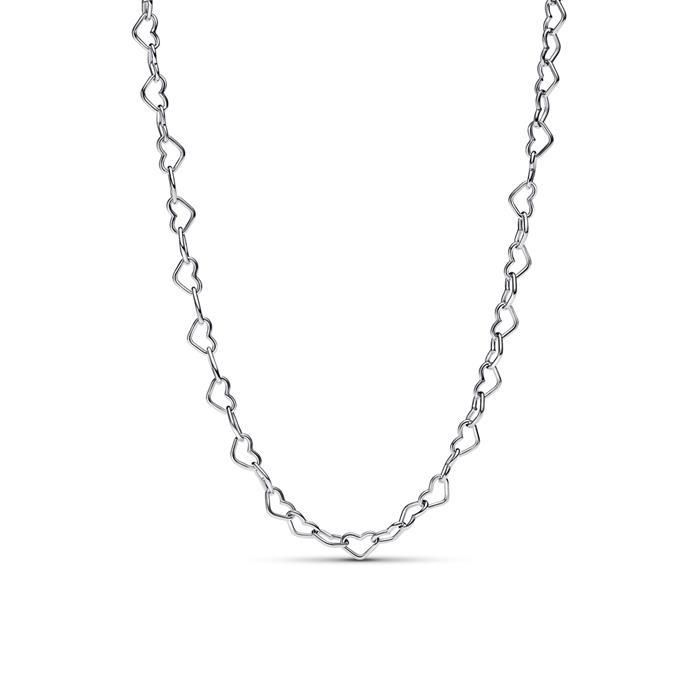 Ladies' heart necklace in sterling silver, Moments collection