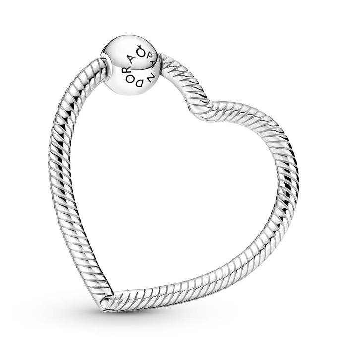 Moments heart pendant in sterling silver