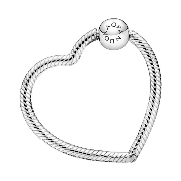 Moments heart pendant in sterling silver