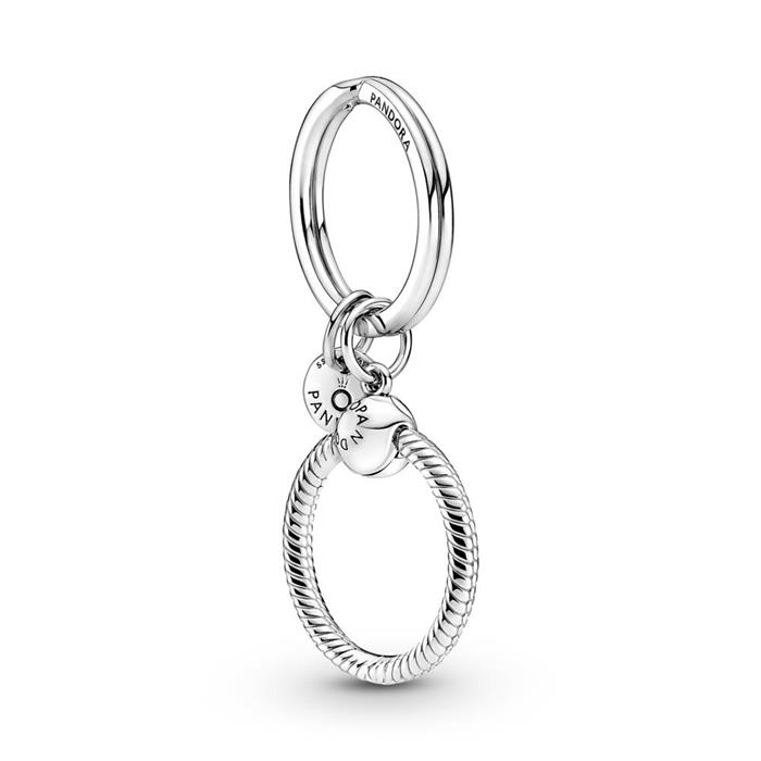 Moments charm keyring in 925 sterling silver