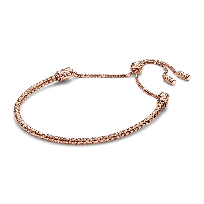 Studded ladies' bracelet, Moments collection, IP rose