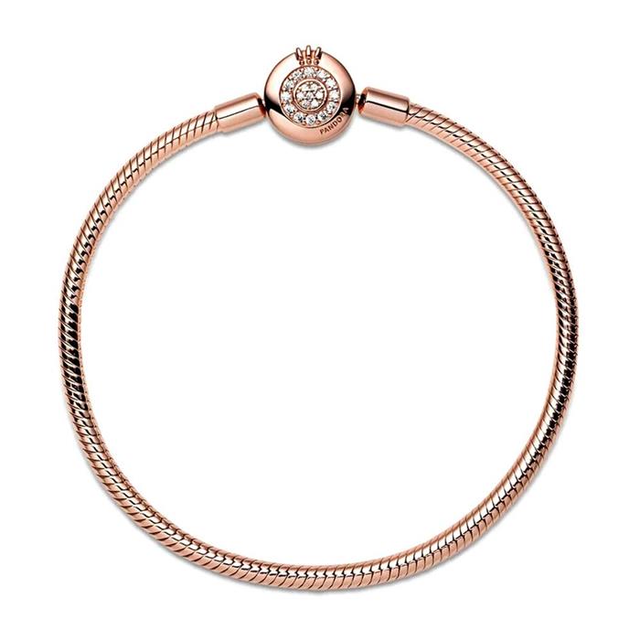 Ladies bracelet crown O, rosé