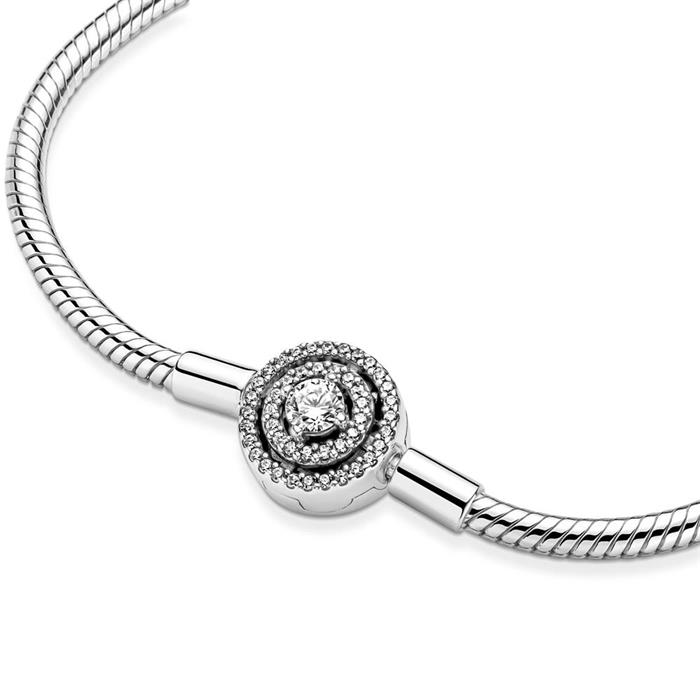Basic bracelet for ladies in sterling silver