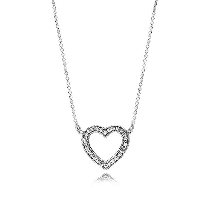 Sterling Silver Necklace With Heart