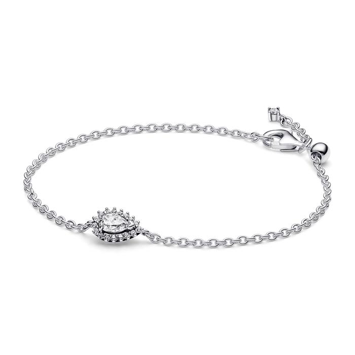 Moments bracelet for ladies in 925 silver with zirconia