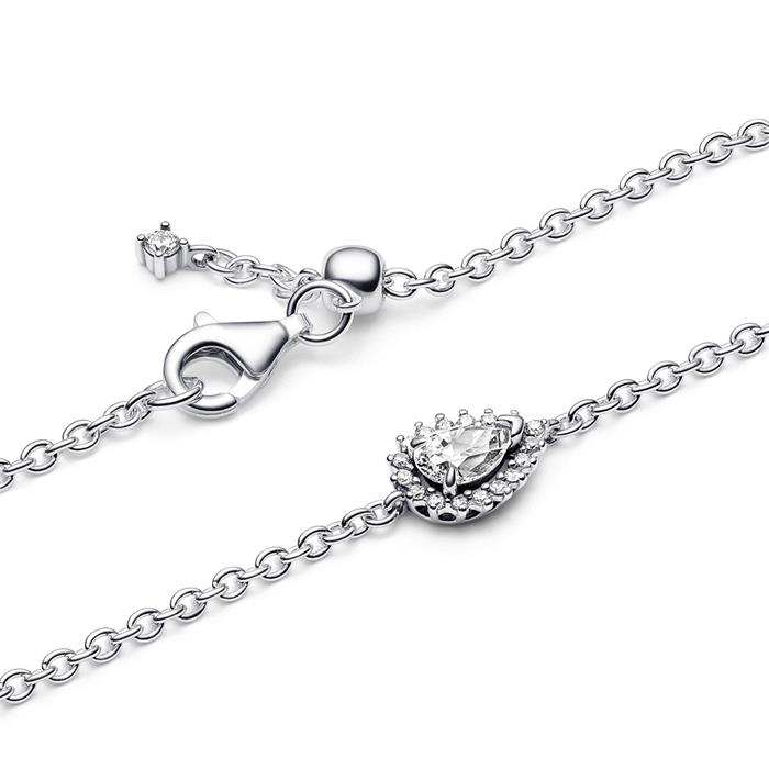 Moments bracelet for ladies in 925 silver with zirconia