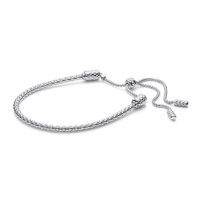 Pulsera remaches de plata 925 para mujer, Moments