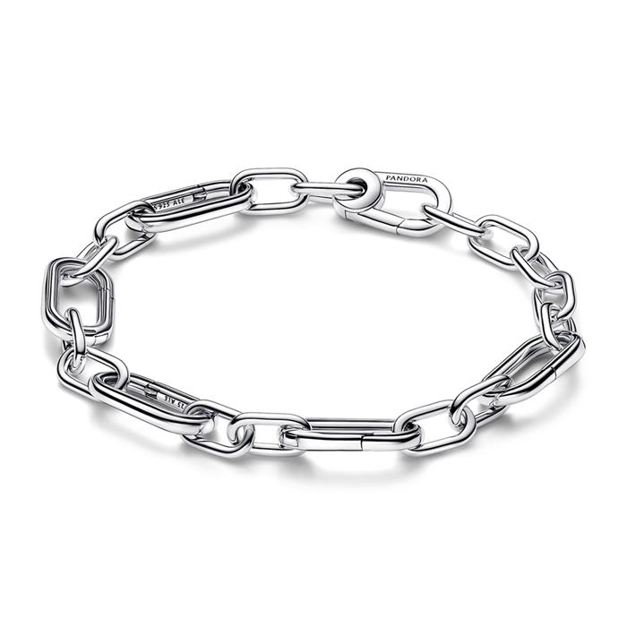 Link bracelet for ladies in sterling silver, ME