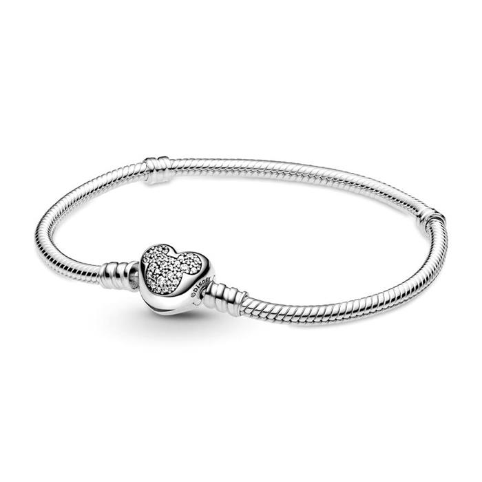 Disney bracelet mickey mouse in sterling silver, zirconia