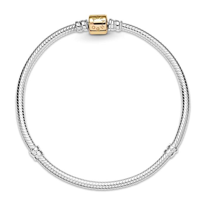 Two-tone bracelet in 925 silver for ladies