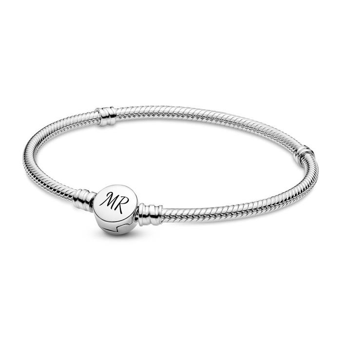 Basic Armband für Charms aus Sterlingsilber, gravierbar