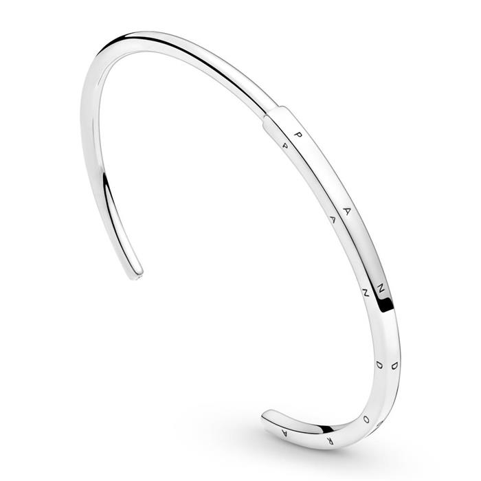 Brazalete signature I-D para mujer de plata 925