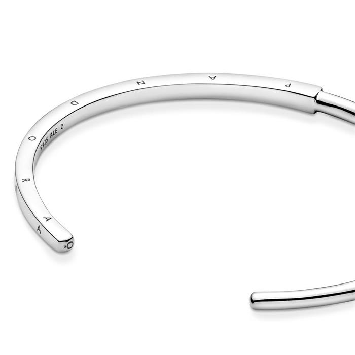 Brazalete signature I-D para mujer de plata 925