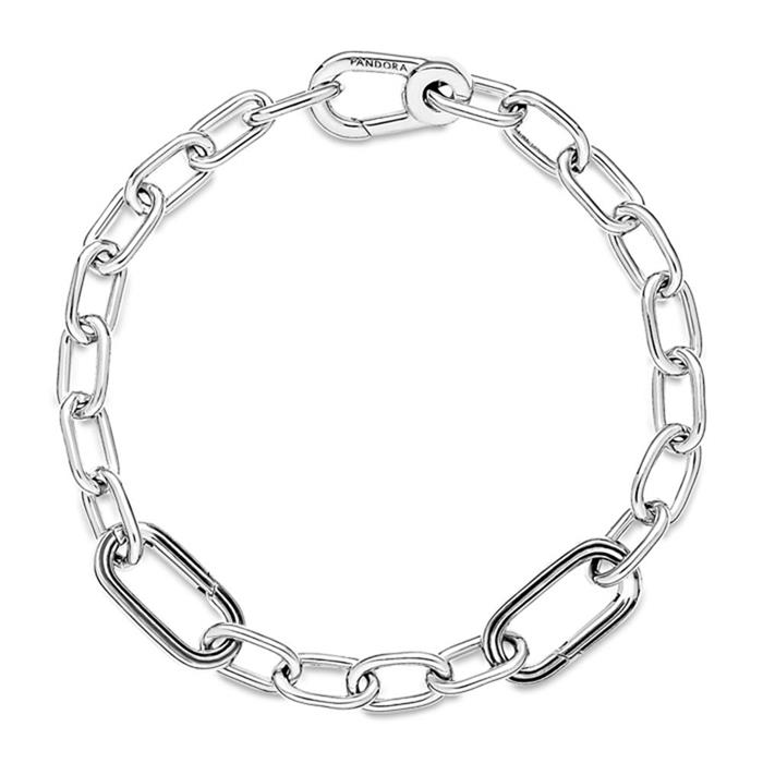 Bracelet ME Link chain for ladies in 925 silver