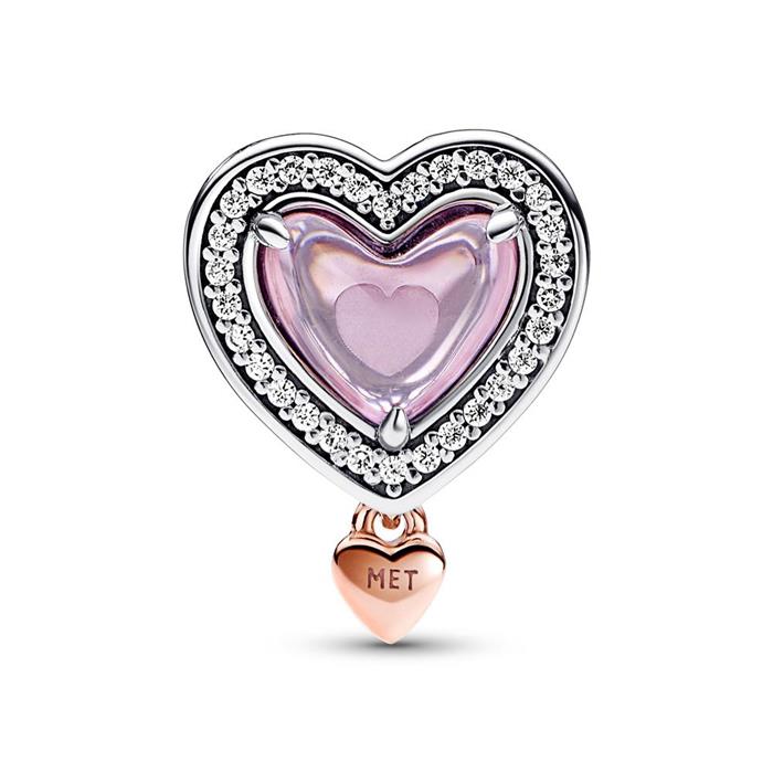 Heart charm mum, bicolour