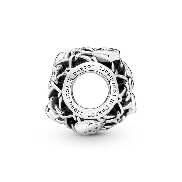 Liebesschlösser Charm aus Sterlingsilber für Damen