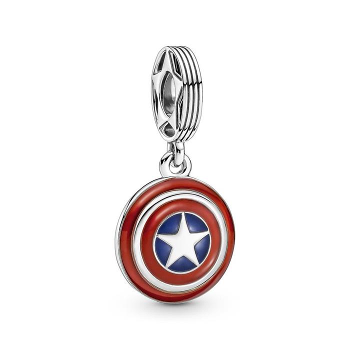 Marvel charm pendant captain america shield