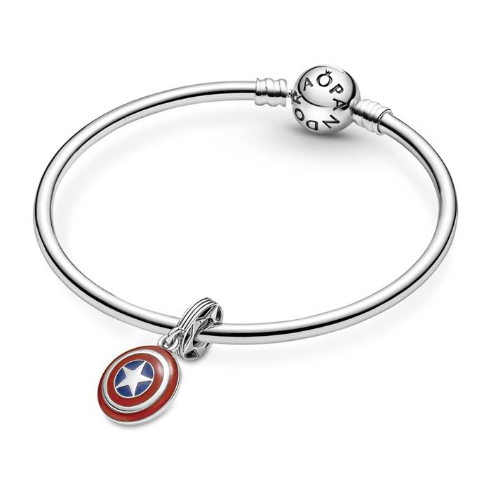 Marvel charm pendant captain america shield