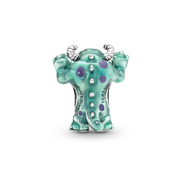 Disney pixar sully charm in 925 sterling silver with enamel