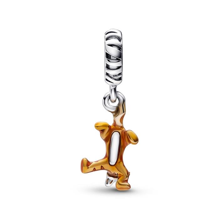 Disney winnie the pooh tigger charm pendant, 925 sterling silver