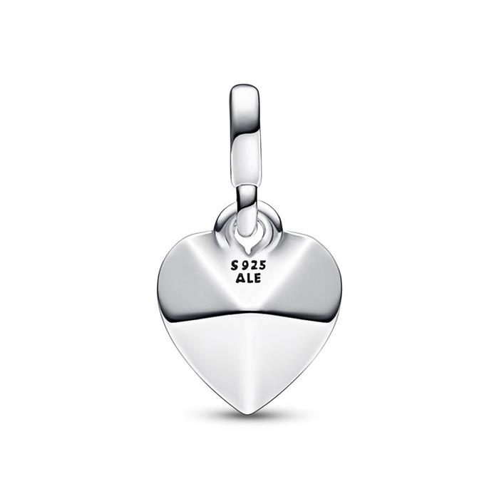 Mini dangle heart in sterling silver for ladies, ME