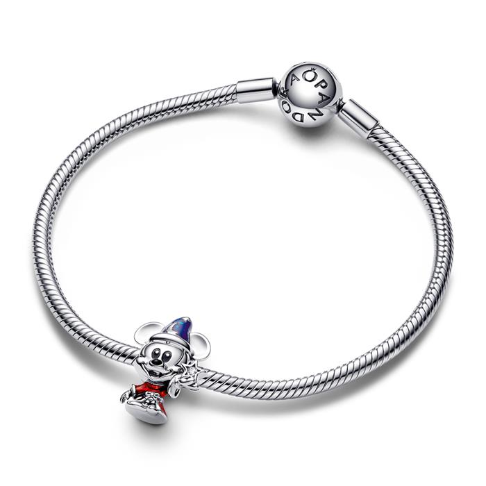Disney charm sorcerer's apprentice mickey mouse, sterling silver