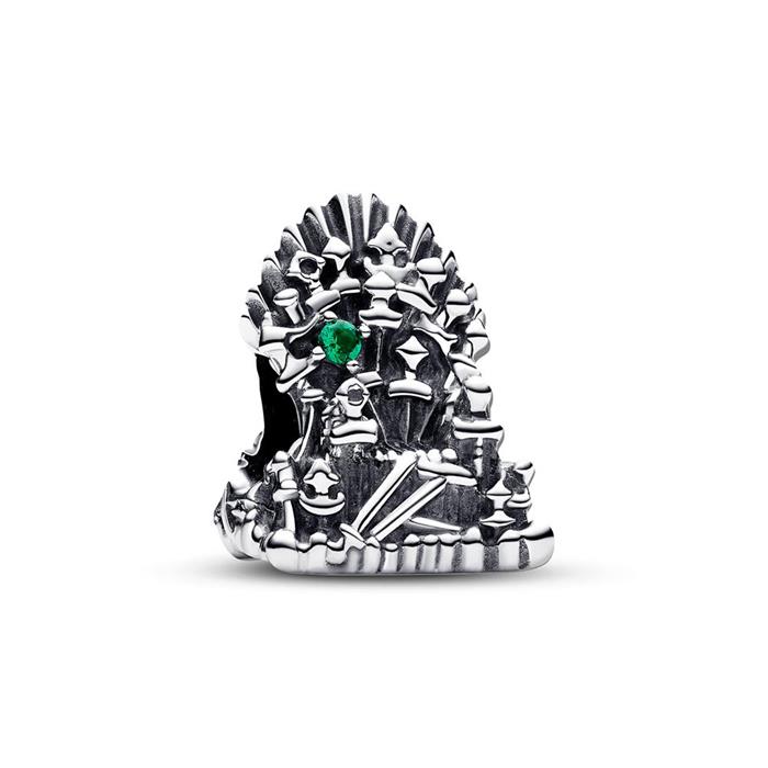 Iron throne charm, gaME of thrones, 925 sterling silver