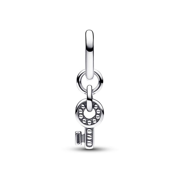 Mini dangle key in sterling silver, ME