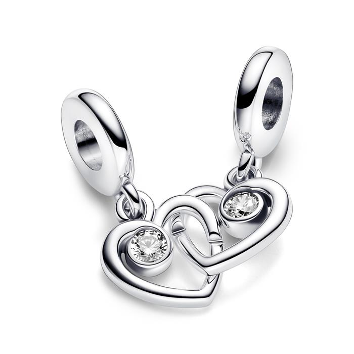 2 Forever and Always charms in 925 Sterling silver