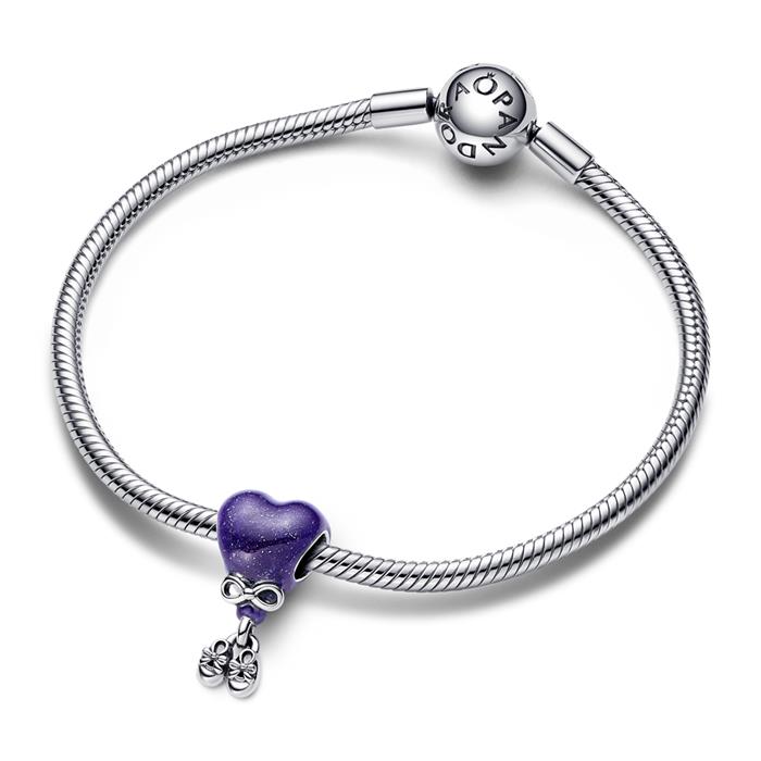 Colour changing Charm Gender Reveal Girl, 925 Sterling silver