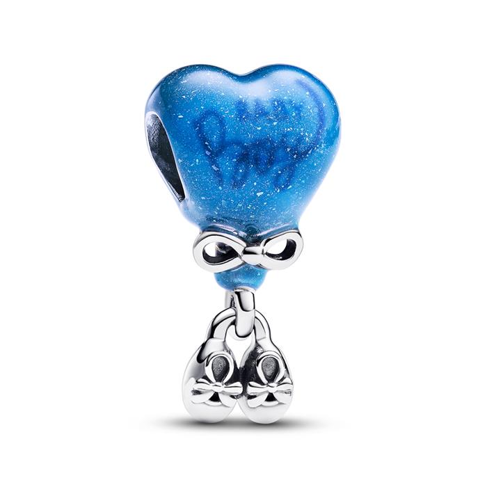 Colour changing Charm Gender Reveal Boy, 925 Sterling silver