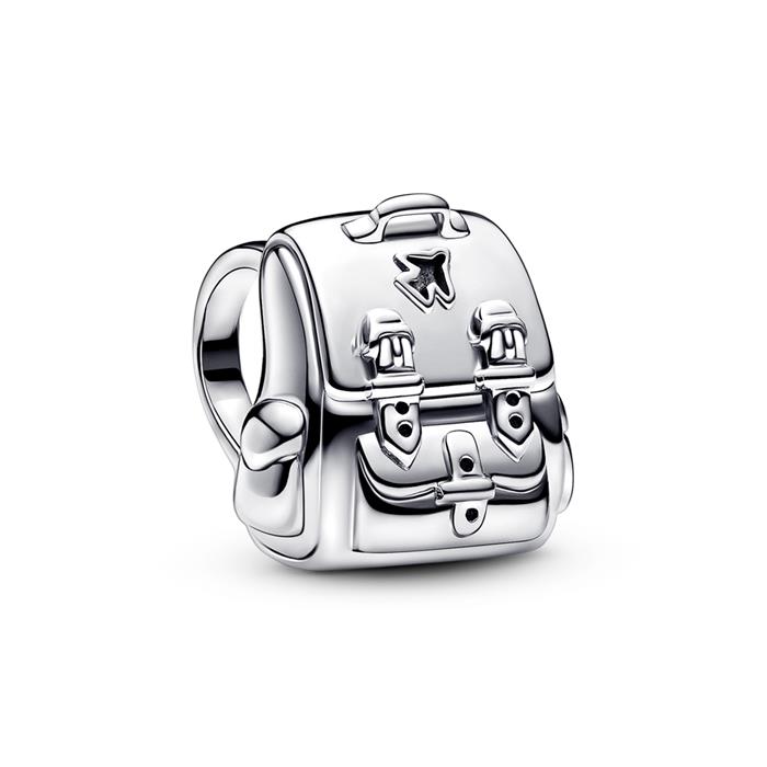 Charm adventure rucksack in sterling silver