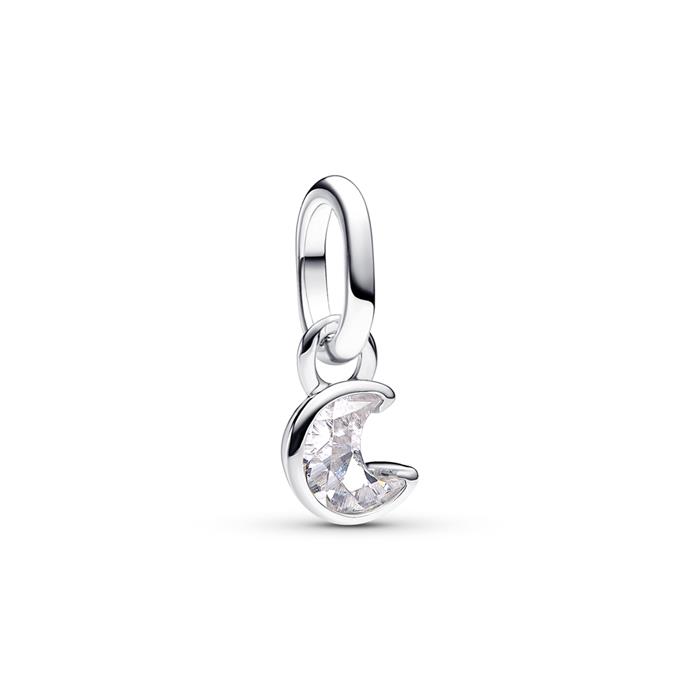 ME Mini-Dangle Mond aus Sterlingsilber mit Zirkonia