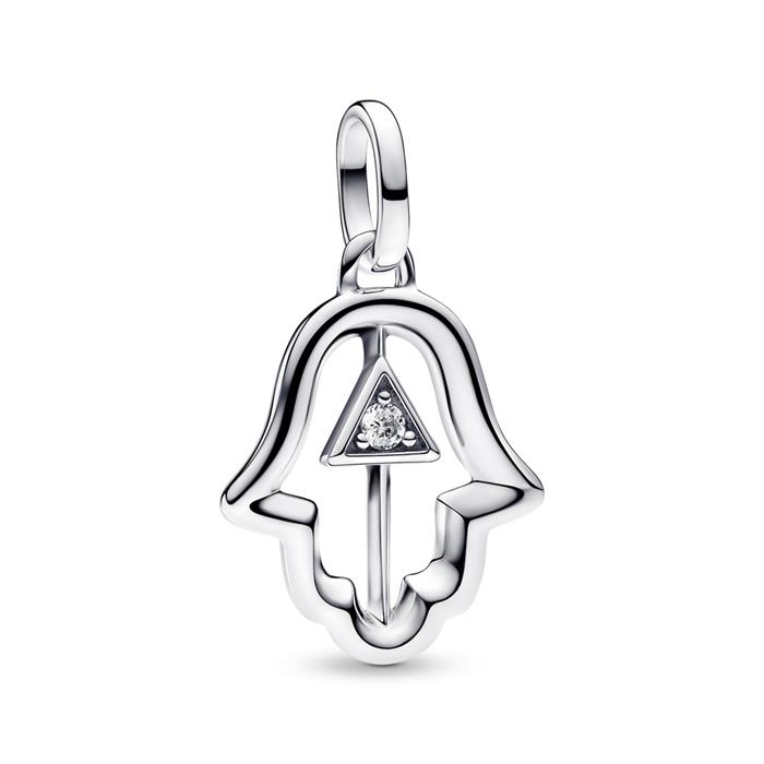 Hand der Fatima Charm-Anhänger, Sterlingsilber, ME